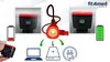 Kovová zadní lampa na kolo Smart USB Náhled obrázku produktu 7