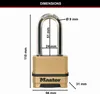 MASTER LOCK Hochleistungsvorhängeschloss Produktbild-Vorschau 11