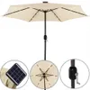 KINGSLEEVE® Sonnenschirm LED Beleuchtung UV Schutz 80+ Produktbild-Vorschau 14