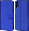 A blue flip case for a smartphone is shown from the front and back. Anteprima dell’immagine prodotto