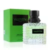 A bottle of Valentino Donna Born In Roma Green Stravaganza Eau de Parfum and its packaging are displayed against a white background. Anteprima dell’immagine prodotto