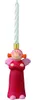 A single candle holder shaped like a cartoon angel, with a white candle inserted. Produktbild-Vorschau