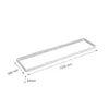 120x30 LED Panel Rahmen Aufbaurahmen Aufputzmontage Aufbau Produktbild-Vorschau 3