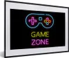 MuchoWow® Gerahmtes Poster Controller - Spiel - Neon - Produktbild-Vorschau 1