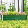 Outsunny Hochbeet aus Stahl Gartenbeet Pflanzkasten Produktbild-Vorschau 13