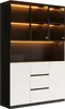 Merax LED-Glasvitrine, Küchenschrank mit 3 Glastür, 2 Produktbild-Vorschau 8
