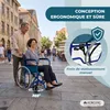 Fauteuil roulant pliable Mobiclinic assise 46 cm frein à Voir les images du produit 5
