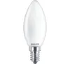 A single Philips LED light bulb with a candle-shaped head and a screw base, presented on a white background. Produktbild-Vorschau