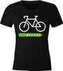 Damen T-Shirt Fahrrad Radfahrer Bike Umwelt A+++++ Energie Produktbild-Vorschau 2