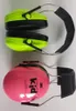 Two pairs of children's earmuffs, one neon yellow and one pink, are shown against a white background. Náhled obrázku produktu