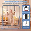 COSTWAY gymnastická tyč pro děti, hrazda se 4 výškami a Náhled obrázku produktu 6