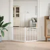 vidaXL dvoudílná skládací brána pro psy bílá 160 cm z Náhled obrázku produktu 3