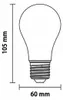 2er-Set Sensorlampe | 2W | 2100K extra warmweiß | E27 | Produktbild-Vorschau 2