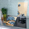 Spritzschutz Herdabdeckplatte Schneidebrett aus Glas Produktbild-Vorschau 3