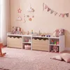 COSTWAY detský stolík, aktívny stolík s pracovnou plochou, Náhľad obrázku produktu 9