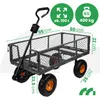 Gartenwagen Transportanhänger Handwagen bis zu 400kg, 100L Produktbild-Vorschau 2