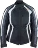 Roleff RO980 Damen Motorradjacke – Schwarz/Grau/Weiß, Produktbild-Vorschau 2