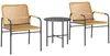 Outsunny 3-tlg. Rattan Bistroset, Sitzgruppe, Produktbild-Vorschau 1