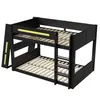 Merax Gaming Etagenbett 140x200 cm, Hochbett mit Produktbild-Vorschau 8
