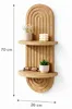 Skye Decor, Wandregal aus 100% melaminbeschichtetem Produktbild-Vorschau 5