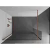 Mexen Kioto Walk-in Duschwand 135 x 40 cm, transparent, Produktbild-Vorschau 4