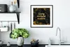 MuchoWow® Gerahmtes Poster Zitat - Gold - Glitter - Marmor Produktbild-Vorschau 4
