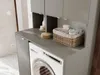 PLATAN ROOM Skrinka na práčku 210 cm vysoká Kúpeľňová Náhľad obrázku produktu 4