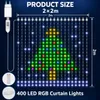 Slimme LED-lichtgordijn, 2x2 meter, 400 LED's, Productafbeelding-voorbeeld 4