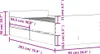 vidaXL Bettgestell mit Schubladen Sonoma-Eiche 90x200 cm Produktbild-Vorschau 7