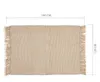 Teppich Beige Baumwolle (120 x 1 x 180 cm) Produktbild-Vorschau 4