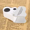 30X 60X Osvetlená lupa s dvojitými šošovkami - lupa na Náhľad obrázku produktu 5