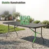 Sekey Buffettisch Klappbar Campingtisch Kunststoff mit Produktbild-Vorschau 5