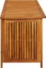 A side view of a wooden storage box. Produktbild-Vorschau