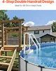 VEVOR Poolleiter, Kunststoff-Pooltreppe mit 2 Handläufen, 4 Produktbild-Vorschau 2
