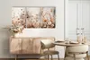 Leinwandbilder, Boho Blumenbild, Großes Triptychon Produktbild-Vorschau 5
