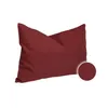 Kissenbezug 30x50 cm bordeaux Struktur Leinenoptik Produktbild-Vorschau 2