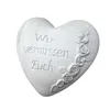 Grabherz Gedenkstein - Wir vermissen Euch - Grabschmuck Produktbild-Vorschau 4