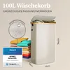 HENNEZ 100L Wäschekorb mit Deckel Beige - herausnehmbaren Produktbild-Vorschau 10