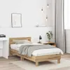 vidaXL Bettrahmen Artisan-Eiche 203 x 95 x 70 cm Produktbild-Vorschau 3