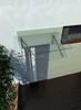 Glaszentrum Hagen 190x90 cm Glasvordach Klar V2A-LB Produktbild-Vorschau 1