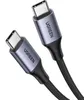A close-up studio shot of a Ugreen USB-C to USB-C charging cable. Náhled obrázku produktu
