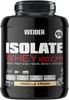 A black tub of protein powder with product details and branding visible. Produktbild-Vorschau