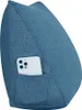 Cuscino poggiatesta ergonomico in look lino, cuscino da Anteprima dell’immagine prodotto 2