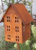 Edelrost Vogelhaus Gartenlicht Kerzenhalter Gartenstecker Produktbild-Vorschau 1