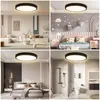 ZMH LED plafoniera nera piatta IP44 22cm bianco caldo 15W Anteprima dell’immagine prodotto 18