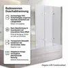 Mucola Duschabtrennung Badewannen Badewannenaufsatz ESG Produktbild-Vorschau 2
