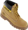 A single tan Caterpillar work boot is shown against a white background. Produktbild-Vorschau