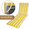 Herlag Liegenauflage Mia Gelb-Gestreift 200x60x5cm für Produktbild-Vorschau 4