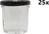 Varné sklo 120 ml číre 25 ks VČETNE ČIERNYCH LIPOV, počet Náhľad obrázku produktu 1