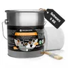 Flüssigfolie Dicht Set DIY 5kg Schwarz inkl. Pinsel & Vlies Produktbild-Vorschau 1